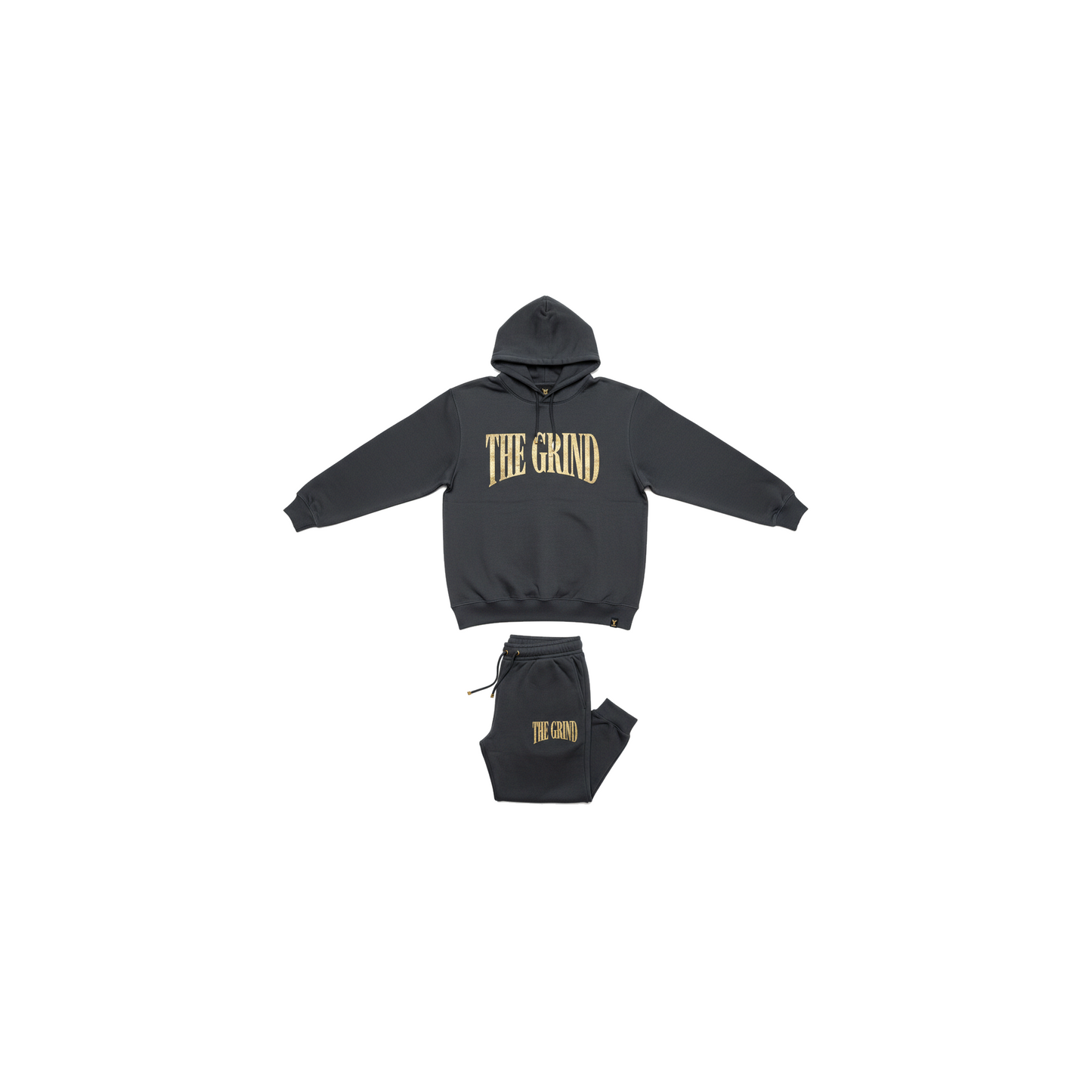 Charcoal The Grind Men's Jogger Set - Coffee Grind approved mockup