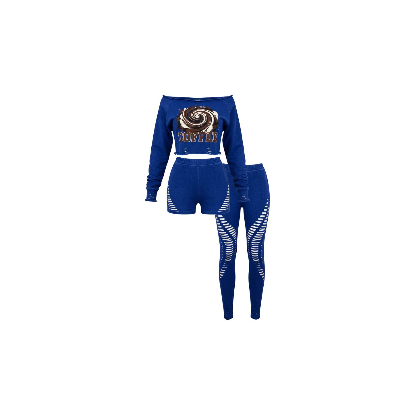 Royal Blue Coffee Grind Cutout Set - Coffee Grind approved mockup
