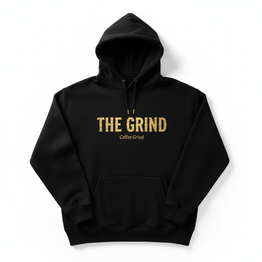 Black The Grind Men's Hoodie