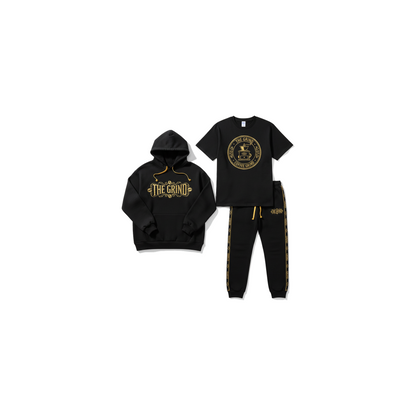 Black Gold The Grind Men's Premium 3-Piece Set - Coffee Grind approved mockup