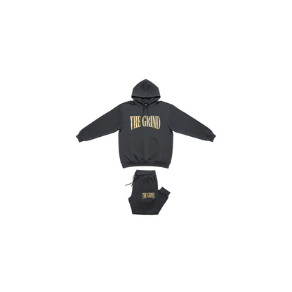 Charcoal The Grind Men's Jogger Set - Coffee Grind approved mockup