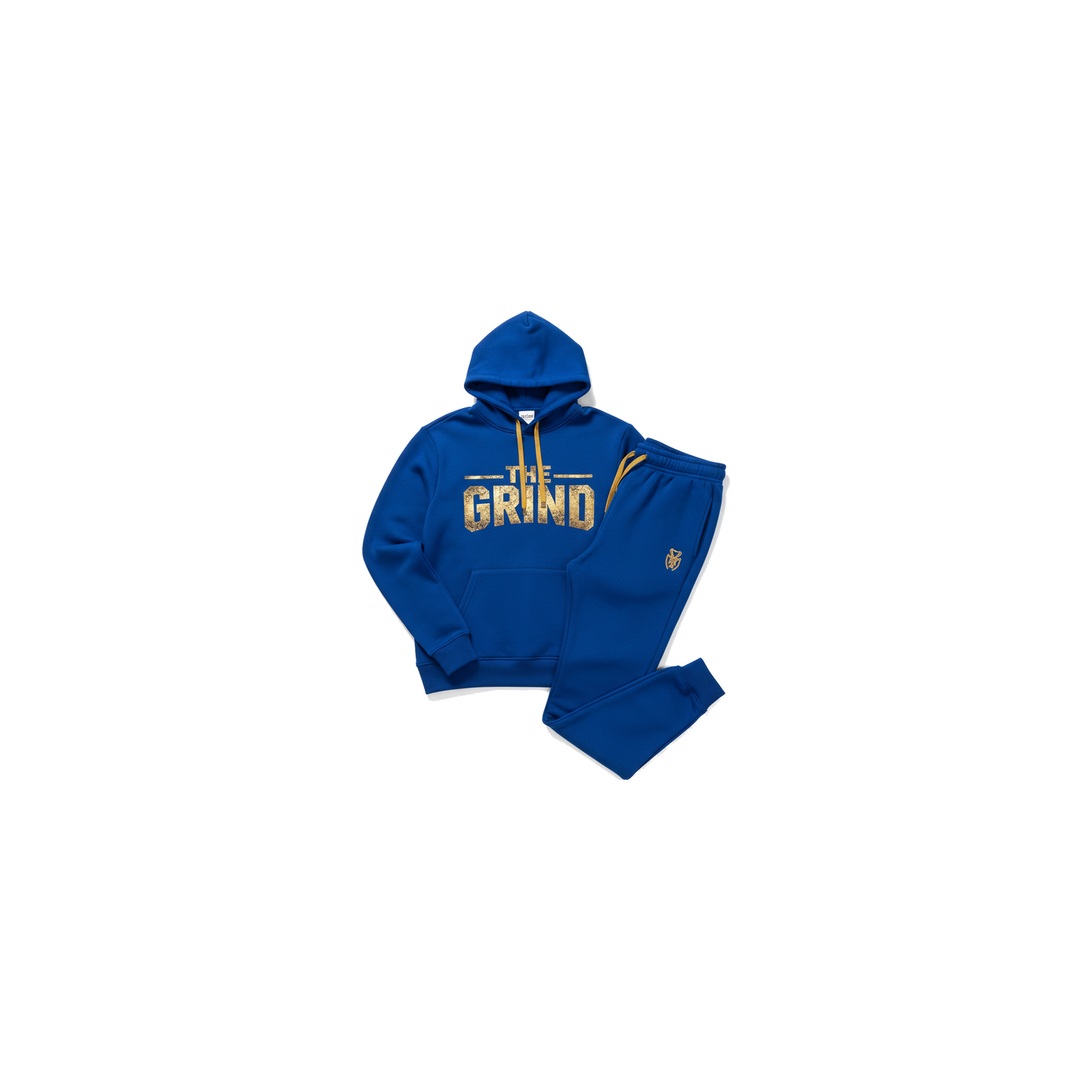 Royal Blue The Grind Men's Jogger Set - Coffee Grind approved mockup
