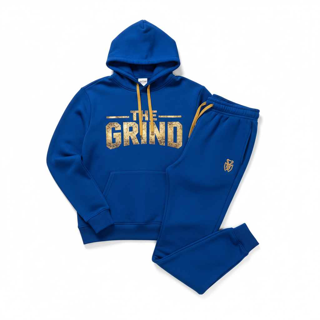 Royal Blue The Grind Men's Jogger Set