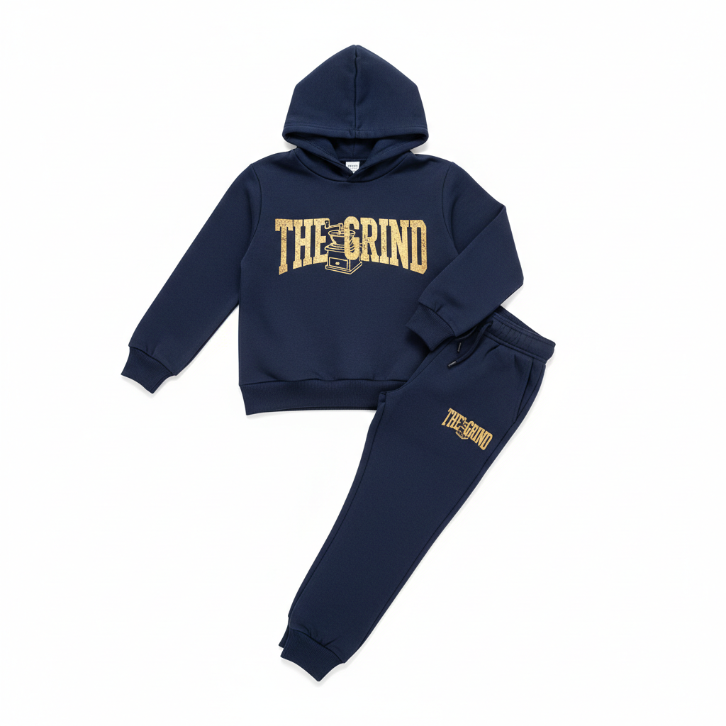 Navy Blue The Grind Boys Jogger Set