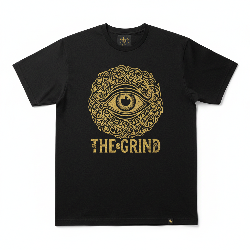 Black Gold Mystic Eye Men's Graphic Tee