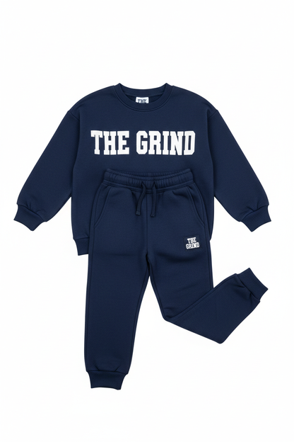 Navy Blue The Grind Boys Jogger Set