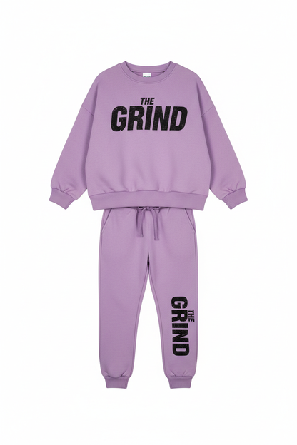 Lavender The Grind Girls Jogger Set