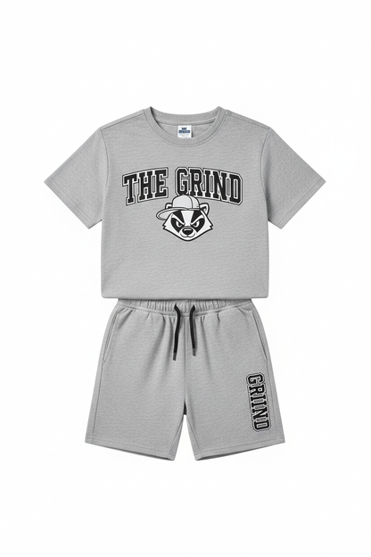 Grey The Grind Boys Short Set