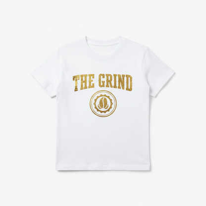 White The Grind Boys Graphic Tee