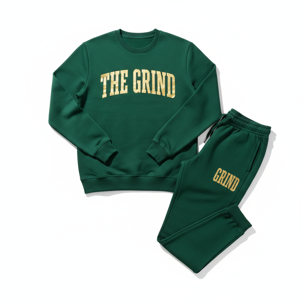 Forest Green The Grind Men's Jogger Set
