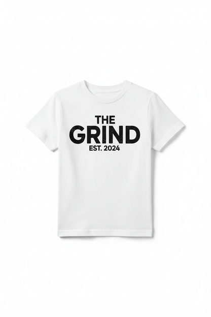 White The Grind Boys Graphic Tee