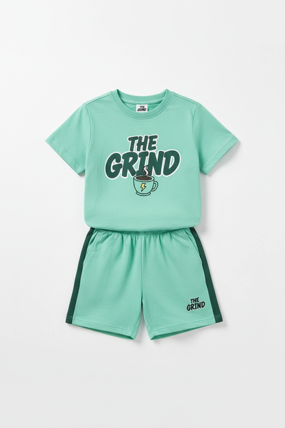 Mint Green The Grind Girls Short Set