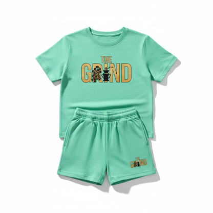 Mint Green The Grind Girls Short Set