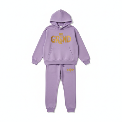 Lavender The Grind Girls Jogger Set