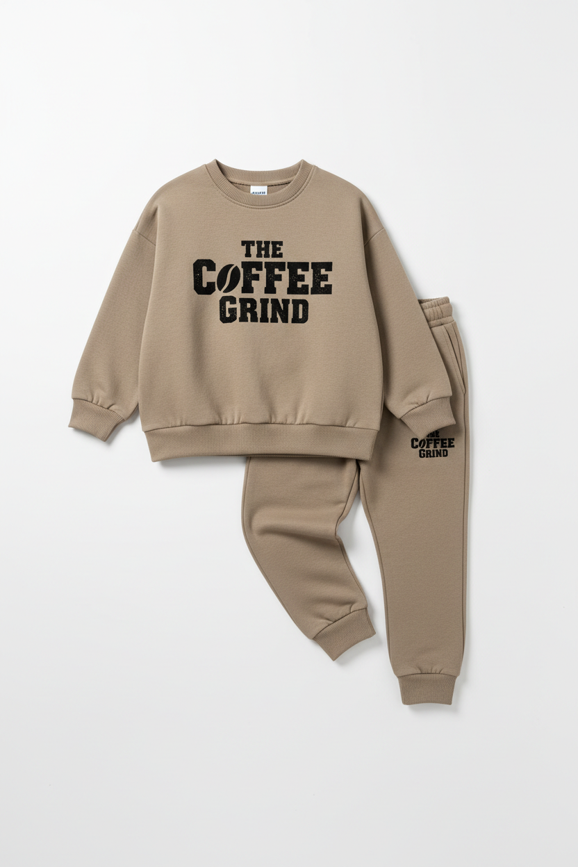 Kids Coffee Grind Jogger Set