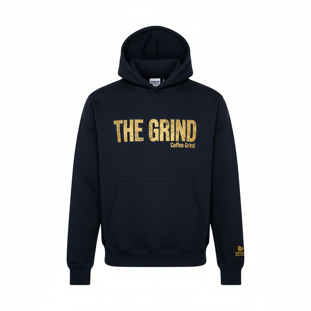 Navy Blue The Grind Men's Hoodie